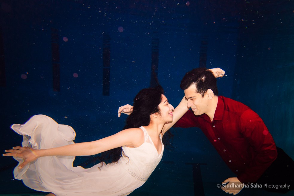 Saloni and Vaibhav – An Underwater Shoot